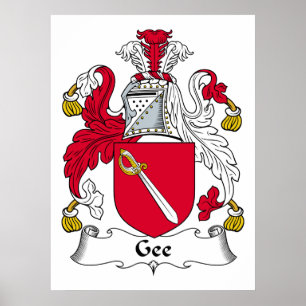 Poster Gee Family Crest