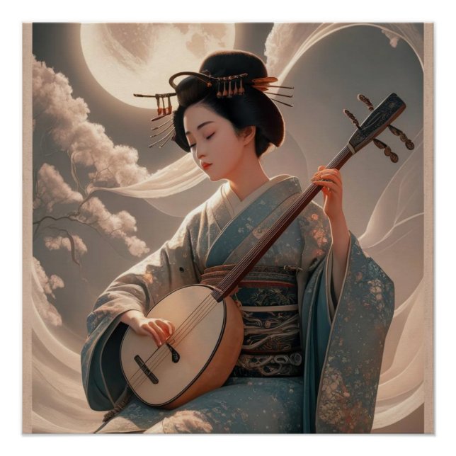 Poster Geisha (Devant)