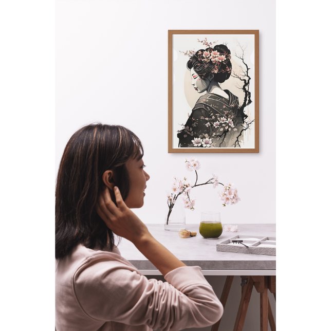 Poster Geisha (Créateur téléchargé)