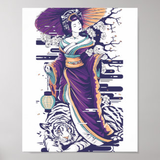 Poster Geisha tiger shogun’s Geisha 86014