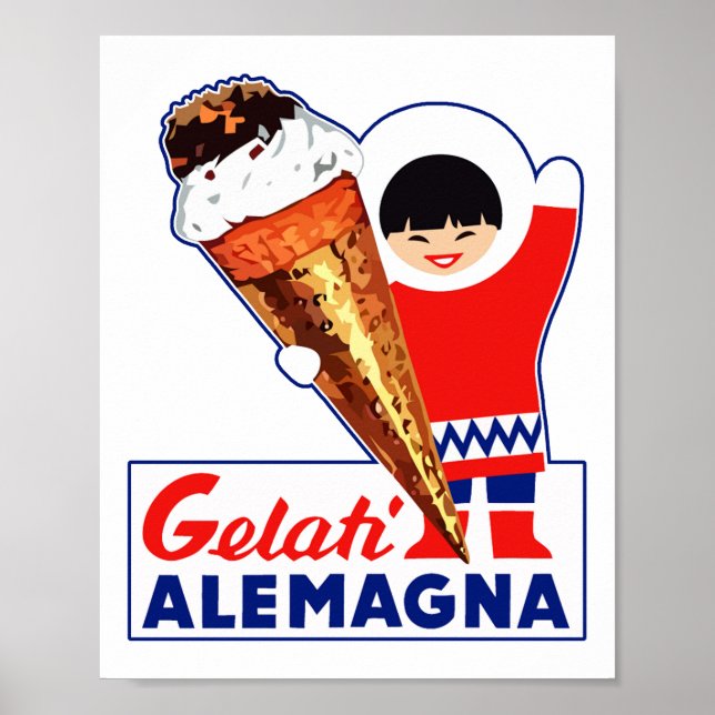 POSTER GELATI ALEMAGNA (Devant)