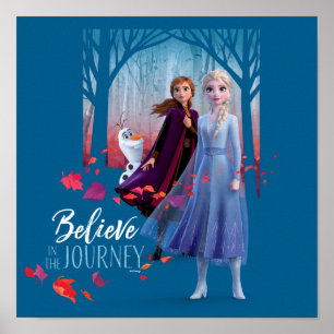 Poster Gelée 2 : Elsa, Anna, et Olaf  Croire