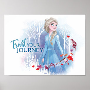 Poster Gelée 2 : Elsa  Faites confiance à votre voyage