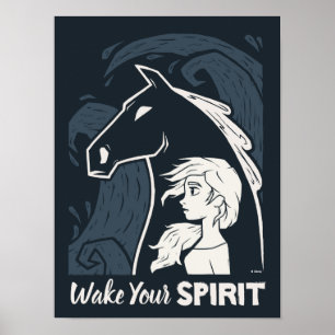 Poster Gelée 2 : Elsa & The Nokk Woodcut Graphic