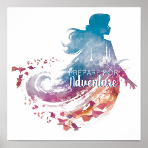 Poster Gelée 2 : Silhouette d'Anna Watercolor