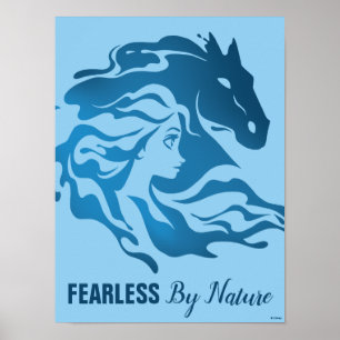 Poster Gelée 2 : Silhouette D'Aquarelle Elsa Et Nokk