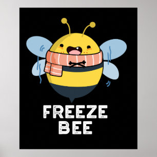 Poster Geler Bee Funny Insect Boulon Boulon Biset Biset B