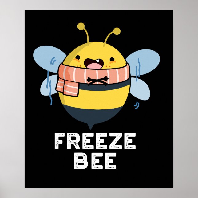 Poster Geler Bee Funny Insect Boulon Boulon Biset Biset B (Devant)