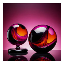 Gels de verre chromatiquement colorés en réflexion