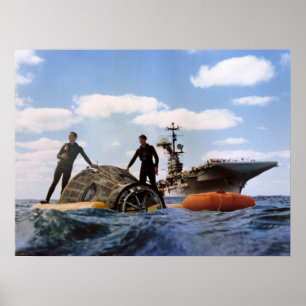 Poster Gemini 6A Splashdown & Recovery