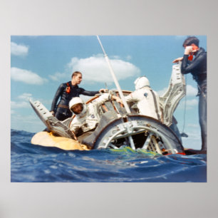 Poster Gemini 6A Splashdown & Recovery