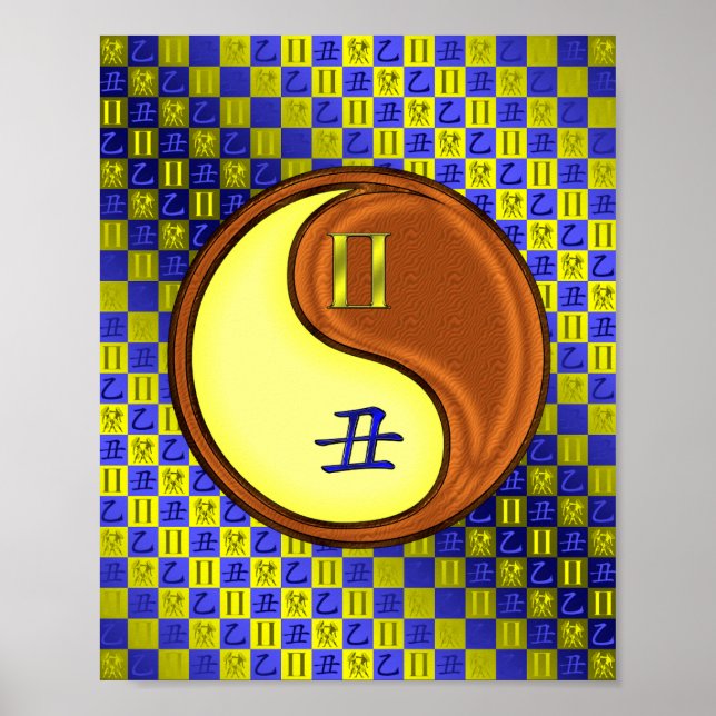 Poster Gemini & Bois Ox (Devant)