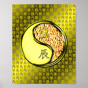 Poster Gemini & Dragon de feu