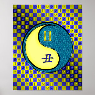 Poster Gemini et Ox d'eau