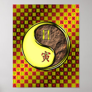 Poster Gemini et Tigre de la Terre