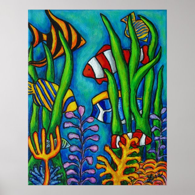 Poster Gemmes tropicales par Lisa Lorenz (Devant)