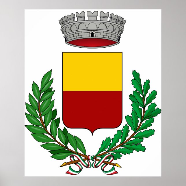 Poster Gemona del Friuli Stemma, Italie (Devant)