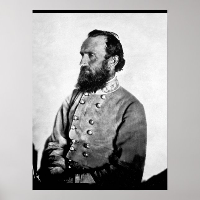 Poster Gen. "Stonewall" Jackson, image de guerre (Devant)