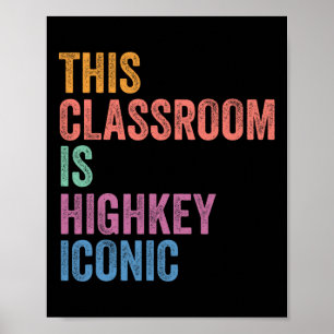 Poster Gen Z Alpha de retour à l'école Cette salle de cla