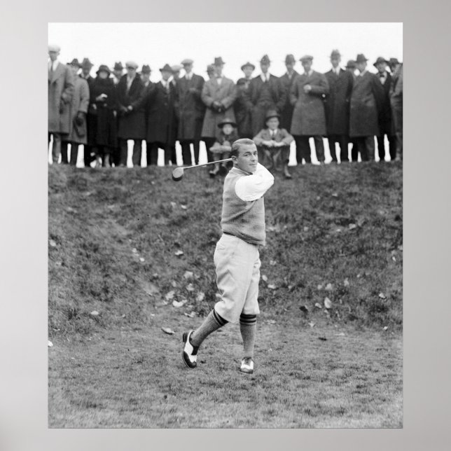 Poster Gene Sarazen, 1922 (Devant)