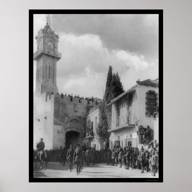 Poster Général Allenby à Jérusalem 1917 (Devant)