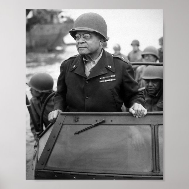 Poster Général Benjamin Davis - Deuxième Guerre mondiale  (Devant)