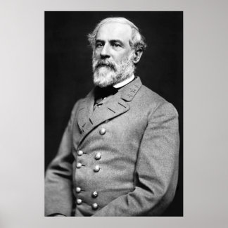 Poster Général confédéré Robert E. Lee Portrait