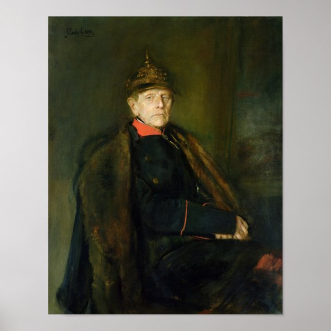 Poster Général Fieldmarshal Helmuth Graf von Moltke (Devant)