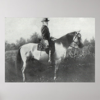 Poster General Lee équitation Voyageur