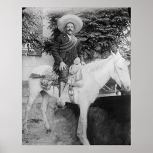 Poster Général révolutionnaire mexicain de Pancho Villa