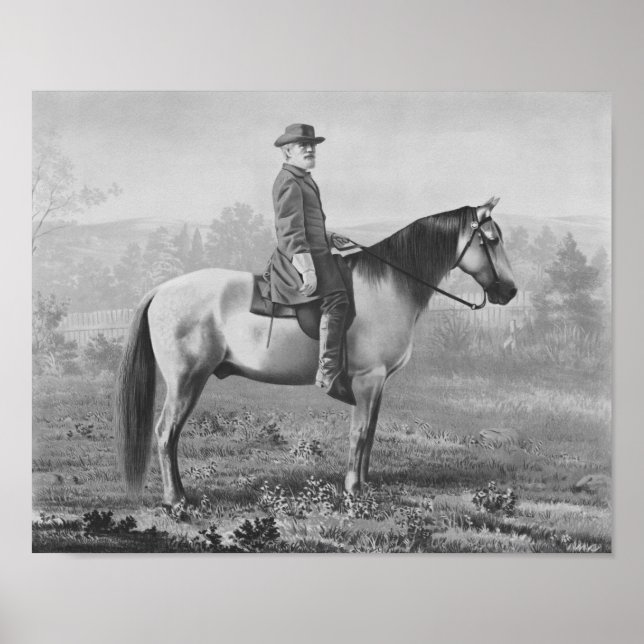 Poster Général Robert E. Lee sur Voyageur (Devant)