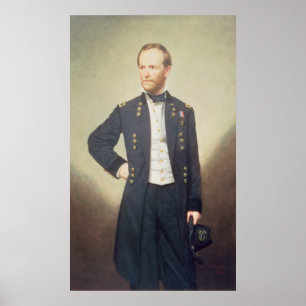 Poster Général William Sherman 1866