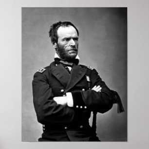 Poster Général William Tecumseh Sherman