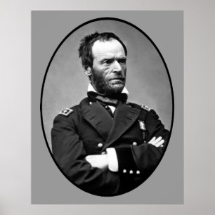 Poster Général William Tecumseh Sherman