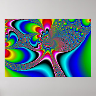 Poster Générateur arc-en-ciel - Fractal