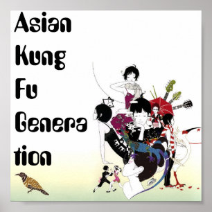 Poster Génération asiatique Kung Fu