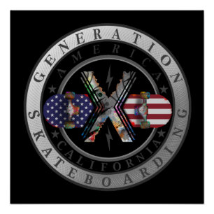 Poster Génération X Californie