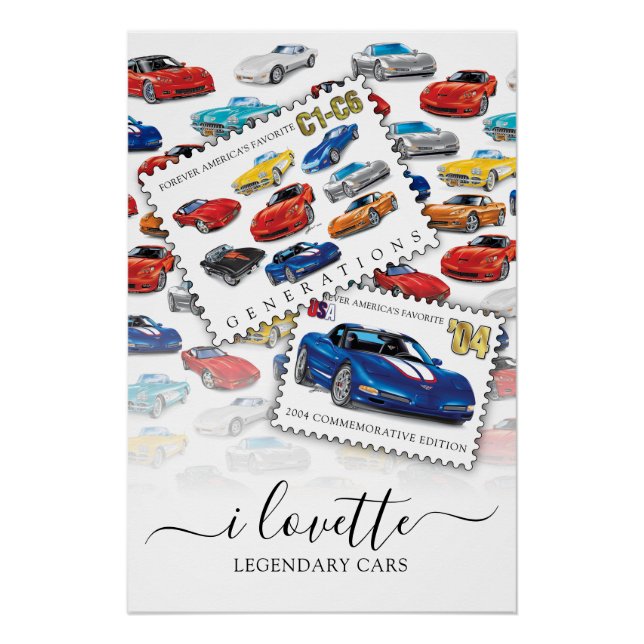 POSTER GÉNÉRATIONS D'ART AUTOMOBILE (Devant)