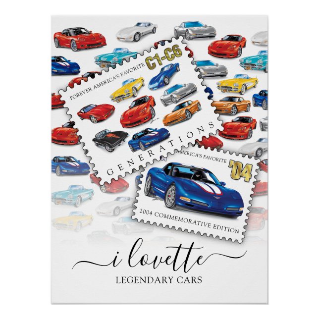 POSTER GÉNÉRATIONS D'ART AUTOMOBILE (Devant)