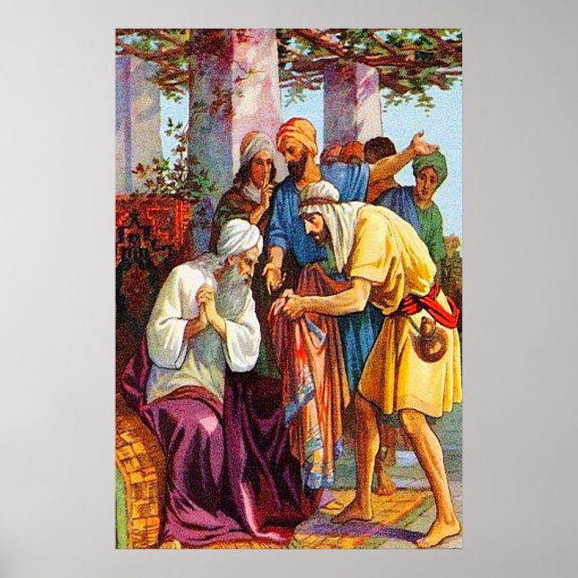 Poster Genèse 37 Les Frères trompent l'affiche Jacob (Devant)