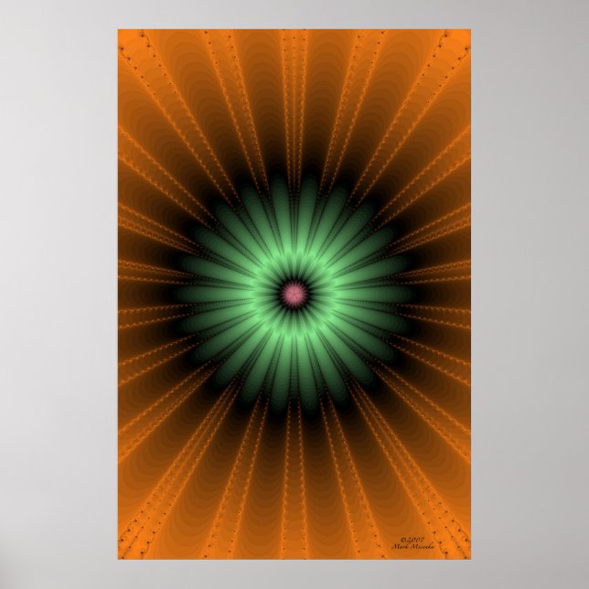 Poster Genèse fractale (Devant)