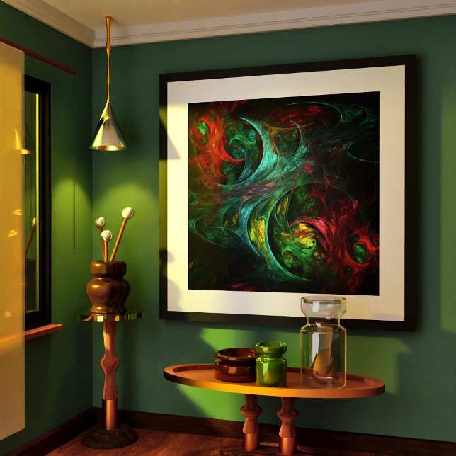 Poster Genesis Nova Art Abstrait (Genesis Nova Abstract Art Poster)