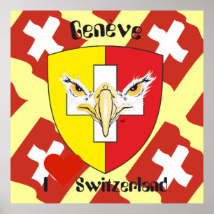 Poster Genève / Genève Suisse Svizzera