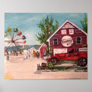 Poster "Genève sur le lac, Ohio" par Willowcatdesigns