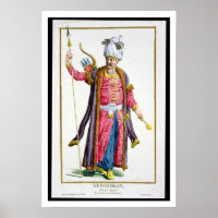 Genghis Khan (c.1162-1227) de Receuil des Estam