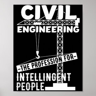 Poster Génie Civil La profession pour l'intelligence