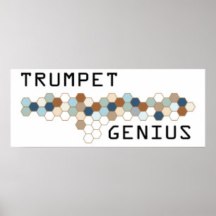 Poster Génie de trompette