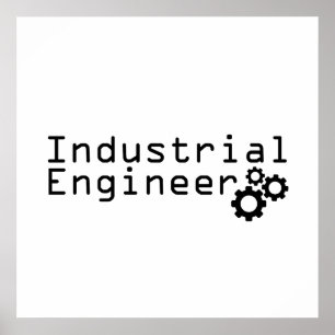 Poster Génie Industriel Ingénieur Drôle