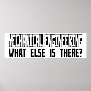 Poster Génie Mécanique Qu'Y A-T-Il D'Autre?
