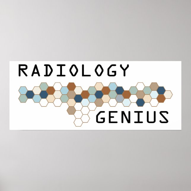 Poster Génie radiologique (Devant)